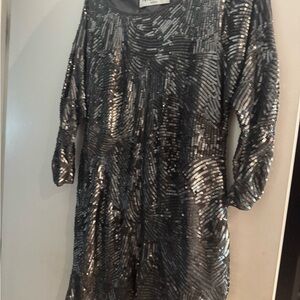 Trina Turk Black Sequin Dress